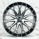 RIN 20X8.5 5-112 R1 SPORT FBX151 BLACK MACHINE FACE ET40 CB66.56