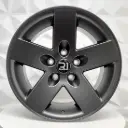 RIN 17X9 5-127 R1 SPORT L2260 MATTE BLACK ET-6 CB71.5
