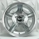 RIN 15X10 6-139.7 R1 SPORT 693 SILVER MACHINE FACE ET-45 CB110.1
